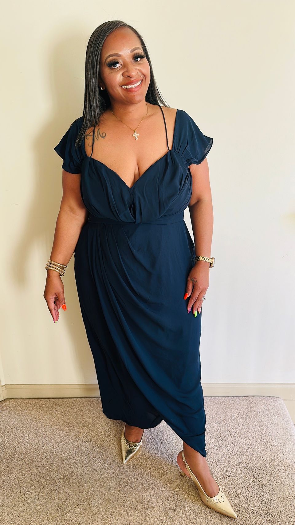 city chic entwine maxi dress City Chic Entwine Tulip Drape Maxi Dress Plus Size