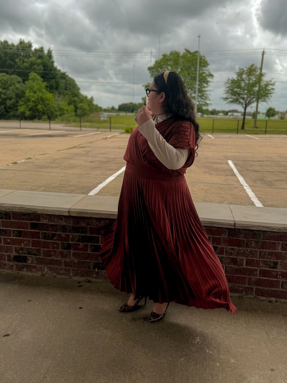 Women's Plus Size Elia Pleat Sienna Dress